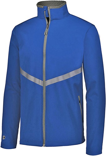Adult Full Zip, Front Pockets, Soft Shell Jacket ( Black