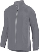 Augusta Adult Youth Preeminent Jacket 3300 GRAPHITE/GRAPHITE HEATHER Pocket