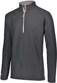  Adult 1/2 Zip Pocketed Pullover (Black,Carbon,Navy,Royal,Red) BLACK Pocket