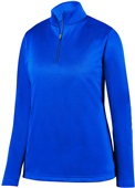 Augusta Ladies Wicking Fleece Pullover 5509 ROYAL Pocket