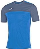 Joma Winner Short Sleeve Jersey Tee ROYAL/NAVY Pocket