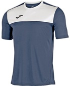 Joma Winner Short Sleeve Jersey Tee NAVY/WHITE Pocket