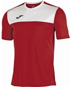 Joma Winner Short Sleeve Jersey Tee RED/WHITE Pocket
