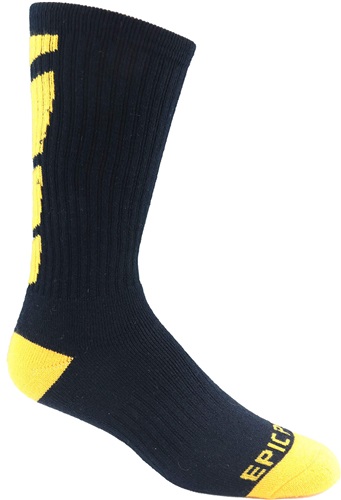 black and gold elite socks