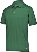 Russell Adult Essential Polo DARK GREEN Pocket