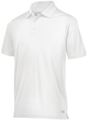 Russell Adult Essential Polo WHITE Pocket