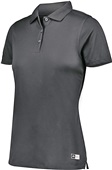 Russell Ladies Essential Polo BLACK Pocket