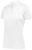 Russell Ladies Essential Polo WHITE Pocket