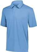 Augusta Adult/Youth Vital Polo COLUMBIA BLUE Pocket