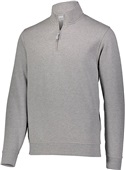 Augusta Adult Fleece 1/4 Zip Pullover CHARCOAL HEATHER Pocket