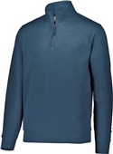 Augusta Adult Fleece 1/4 Zip Pullover NAVY Pocket