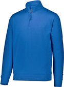 Augusta Adult Fleece 1/4 Zip Pullover ROYAL Pocket