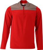 A4 Adult Element Color Block 1/4 Zip Jacket SCARLET/GRAPHITE Pocket