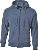 A4 Adult Agility Long Sleeve Tech Fleece Hoodie NAVY/HEATHER Pocket