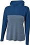 A4 Womens Slate 1/4 Zip Hoodie NAVY Pocket