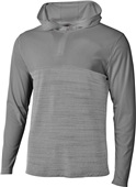 A4 Adult Slate 1/4 Zip Hoodie GRAPHITE Pocket