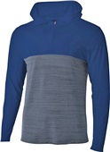 A4 Adult Slate 1/4 Zip Hoodie NAVY Pocket