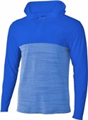 A4 Adult Slate 1/4 Zip Hoodie ROYAL Pocket