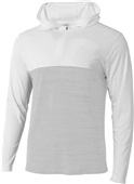 A4 Adult Slate 1/4 Zip Hoodie WHITE Pocket