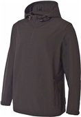 A4 Adult 1/4 Zip Water Resistant Jacket BLACK Pocket