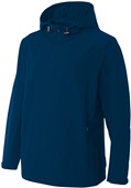 A4 Adult 1/4 Zip Water Resistant Jacket NAVY Pocket