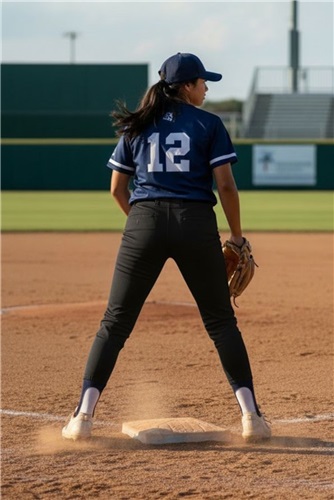 Pantalon De Softball Champro Femme – Taille M, Gris, Taille Basse, Neuf
