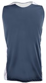 Epic Adult & Youth Reversible Sleeveless Basketball Jerseys Outside: NAVY, Inside: WHITE Front