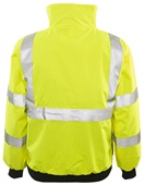 Game Sportswear The Navigator Bomber Jacket 1333 NEON LIME Back