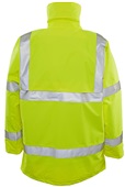 Game Sportswear The Rain Jacket 1340 NEON LIME Back