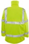 Game Sportswear The Rain Jacket 1340 NEON LIME Back