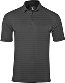 Badger Adult Ultimate Cross Tech Polo BLACK Pocket
