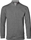 Badger Adult Fit Flex French Terry 1/4 Zip Jacket CHARCOAL Pocket
