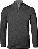 Badger Adult Fit Flex French Terry 1/4 Zip Jacket BLACK Pocket