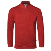 Badger Adult Fit Flex French Terry 1/4 Zip Jacket RED Pocket