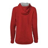 Badger Womens Fit Flex French Terry Zip Hoodie RED Back