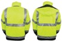 Game Sportswear The Municipality Jacket 1370 NEON LIME Back