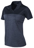 Tonix Ladies Triumph V-Neck Polo Shirt 1835 NAVY/NAVY Pocket