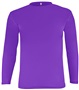 Epic Cooling Performance Long Sleeve Crew T-Shirts (18- Colors Available) PURPLE Front