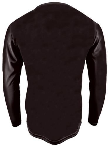 Epic Cooling Performance Long Sleeve Crew T-Shirts (18- Colors Available) BLACK 