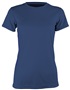 Epic Womens Cool Performance Dry-Fit Crew T-Shirts NAVY Front