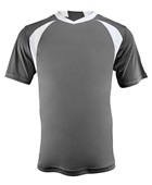 Champro Adult Youth Sweeper Soccer Jerseys CHARCOAL/WHITE Front