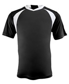 Champro Adult Youth Sweeper Soccer Jerseys BLACK/WHITE Front