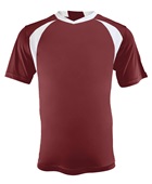 Champro Adult Youth Sweeper Soccer Jerseys MAROON/WHITE Front