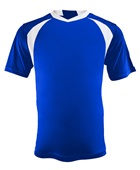 Champro Adult Youth Sweeper Soccer Jerseys ROYAL/WHITE Front