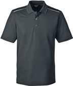 Core365 Mens Radiant Performance Piqué Polo BLACK Pocket