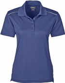 Core365 Ladies Radiant Performance Pique Polo CLASSIC NAVY Pocket