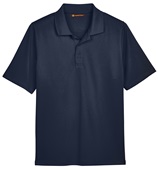 Harriton Men's Advantage Snag Protection Plus Polo DARK NAVY Pocket