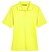 Harriton Lady Advantage Snag Protection Plus Polo SAFETY YELLOW Pocket