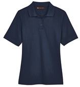 Harriton Lady Advantage Snag Protection Plus Polo DARK NAVY Pocket