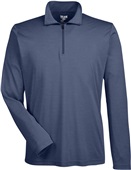 Team 365 Zone Sonic Heather 1/4 Zip Jacket SP DRK NVY HEATHER Pocket